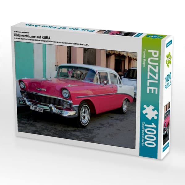 CALVENDO Puzzle Ein Motiv aus dem Kalender Oldtimerträume auf KUBA | 1000 Teile Lege-Größe 64x48cm Foto-Puzzle für glückliche Stunden