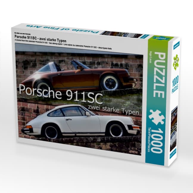 CALVENDO Puzzle Porsche 911SC - zwei starke Typen 1000 Teile Lege-Größe 64 x 48 cm Foto-Puzzle Bild