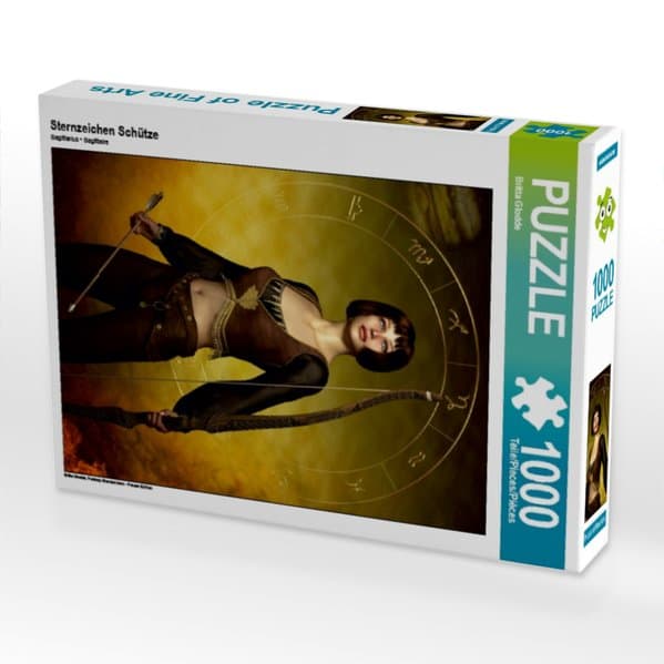 CALVENDO Puzzle Sternzeichen Schütze | 1000 Teile Lege-Größe 64x48cm Foto-Puzzle für glückliche Stunden