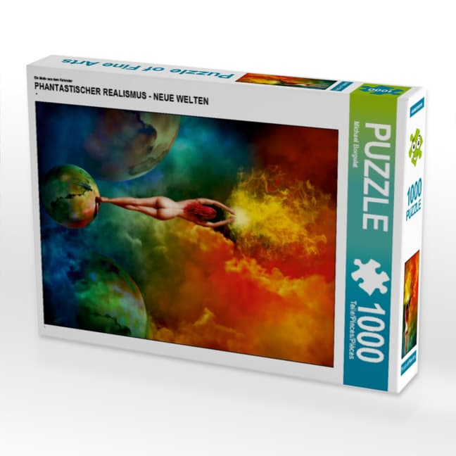 CALVENDO Puzzle Ein Motiv aus dem Kalender PHANTASTISCHER REALISMUS - NEUE WELTEN | 1000 Teile Lege-Größe 64x48cm Foto-Puzzle für glückliche Stunden