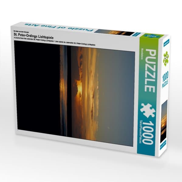 CALVENDO Puzzle Ein Motiv aus dem Kalender St. Peter-Ordings Lichtspiele | 1000 Teile Lege-Größe 64x48cm Foto-Puzzle für glückliche Stunden
