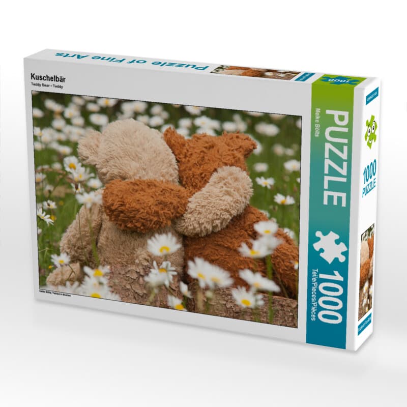 CALVENDO Puzzle Kuschelbär 1000 Teile Lege-Größe 64 x 48 cm Foto-Puzzle Bild von Meike Bölts