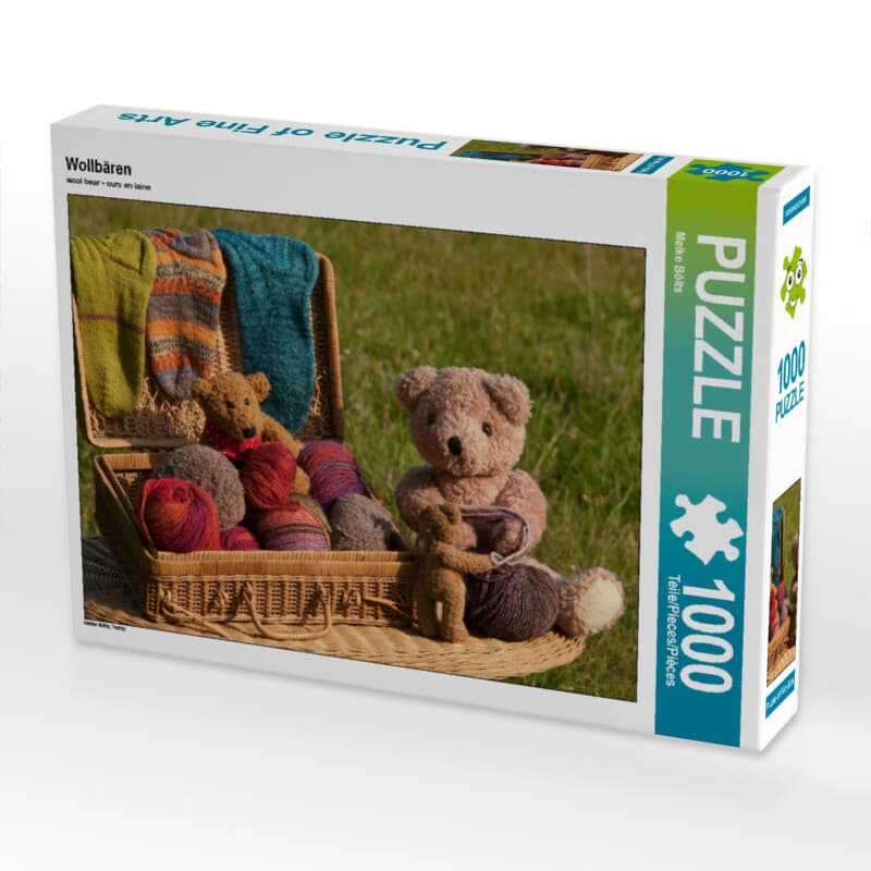 CALVENDO Puzzle Wollbären 1000 Teile Lege-Größe 64 x 48 cm Foto-Puzzle Bild von Meike Bölts