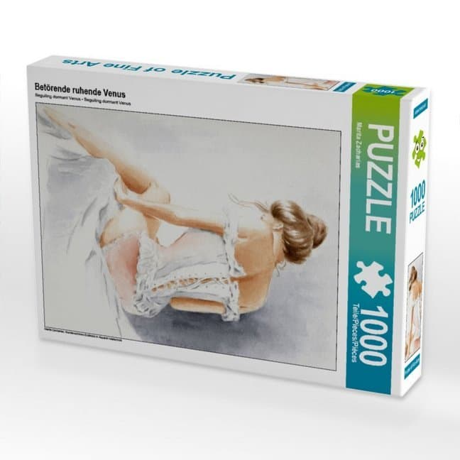 CALVENDO Puzzle Betörende ruhende Venus 1000 Teile Lege-Größe 48 x 64 cm Foto-Puzzle Bild von Marita
