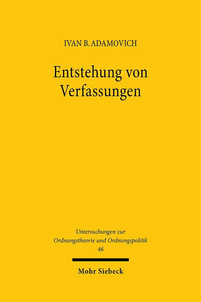 Entstehung von Verfassungen