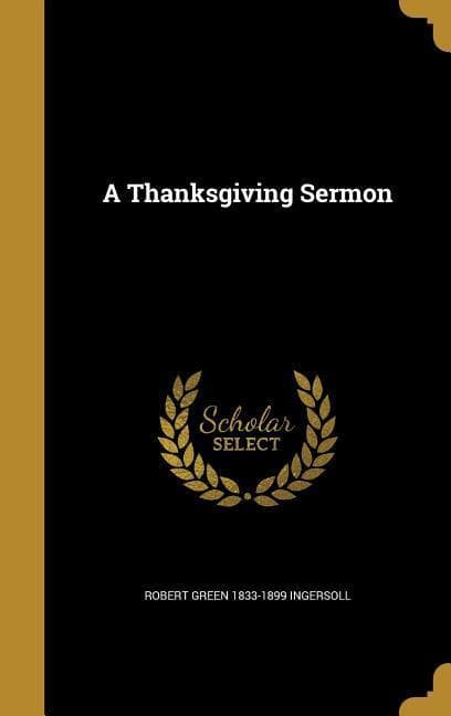 THANKSGIVING SERMON