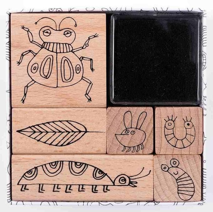 Stempelset Colouring Activity, Insekten