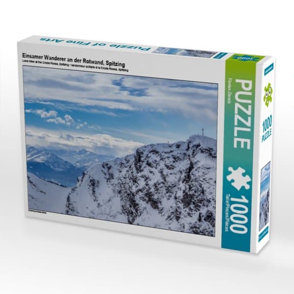 Einsamer Wanderer an der Rotwand, Spitzing (Puzzle)