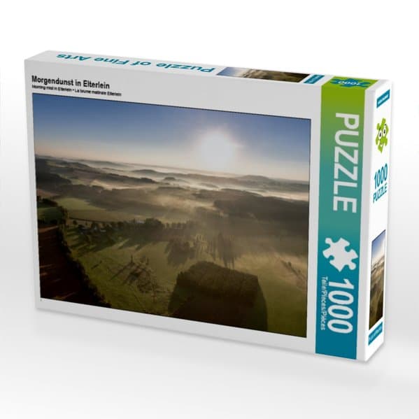 Morgendunst in Elterlein (Puzzle)