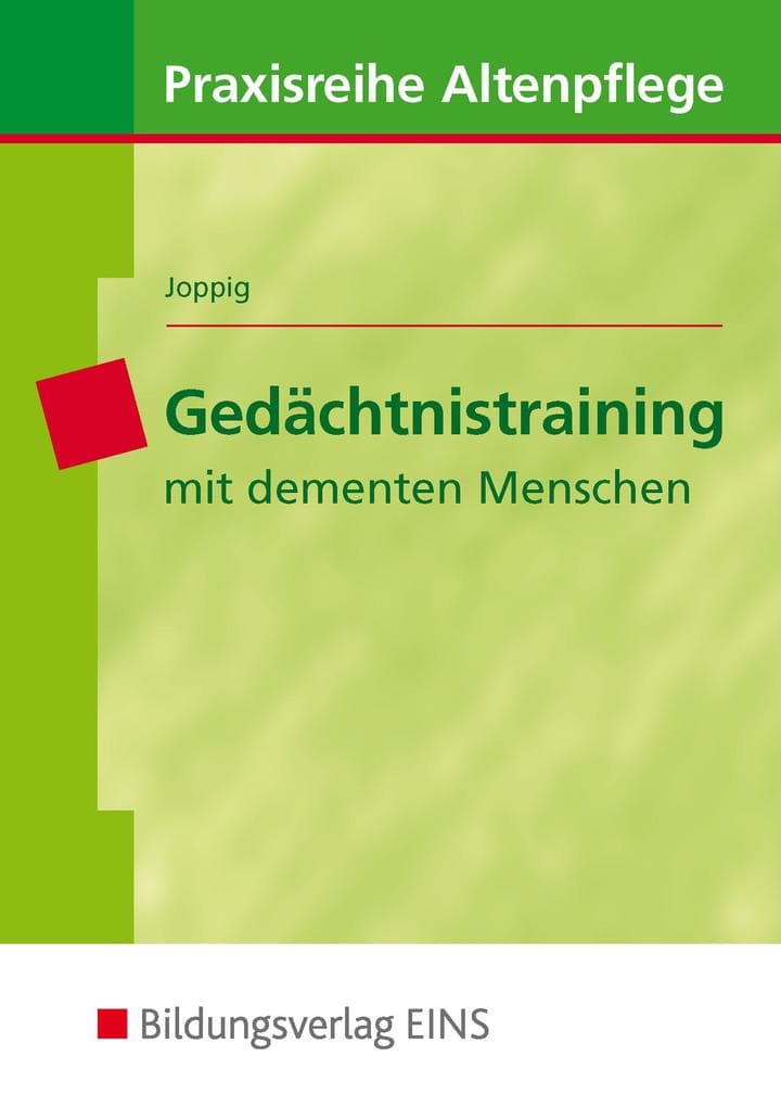 Gedächtnistraining mit dementen Menschen