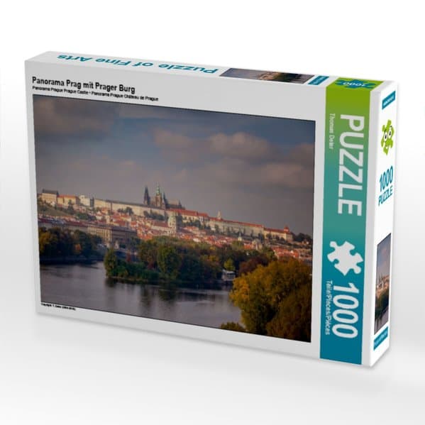 Panorama Prag mit Prager Burg (Puzzle)