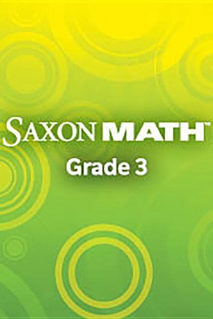 Saxon Math 3: Overhead Transparency & Manipulative Binder