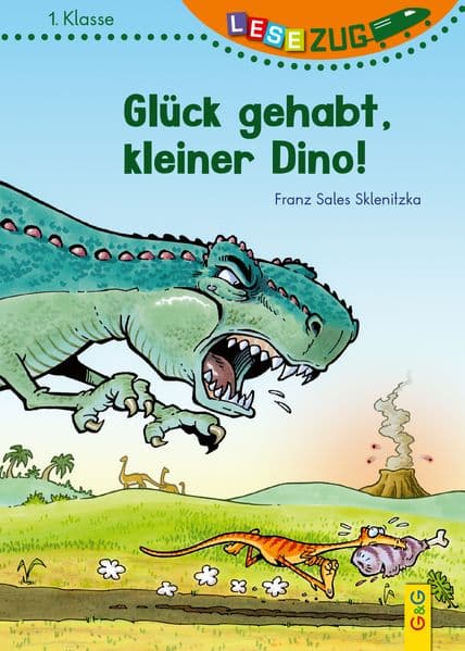 LESEZUG/1. Klasse: Glück gehabt, kleiner Dino!