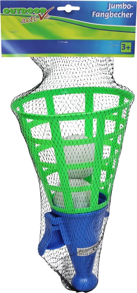 Outdoor active Jumbo-Fangbecher mit 2 Bällen, # 34 cm