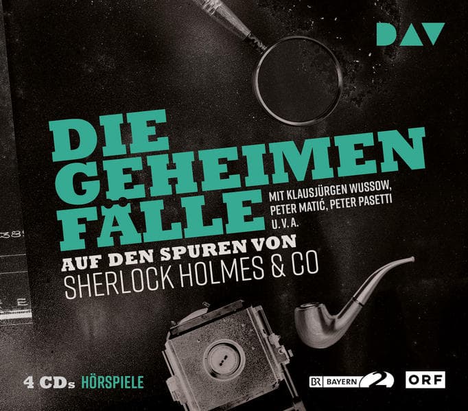 Die geheimen Fälle - Auf den Spuren von Sherlock Holmes & Co, 4 Audio-CDs