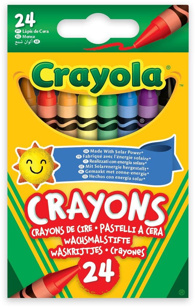 Crayola - 24 Crayola Crayons Assorted Eco