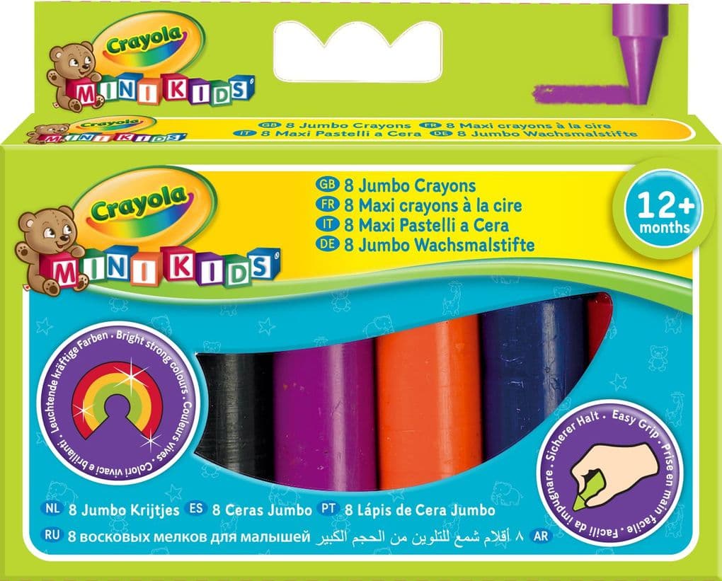 Crayola - Mini Kids - 8 Jumbo Wachsmalstifte