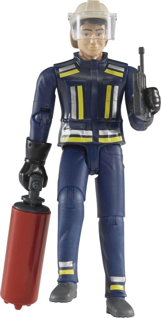 Bruder - Feuerwehrmann mit Helm, Handschuhe und Zubehör