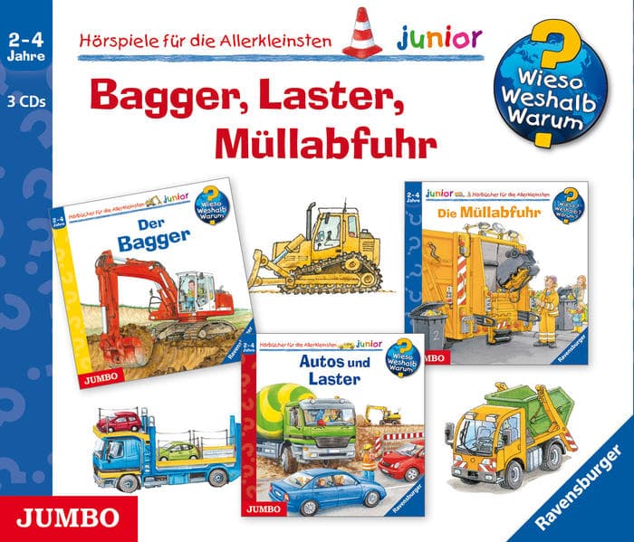 Bagger, Laster, Müllabfuhr, Audio-CD