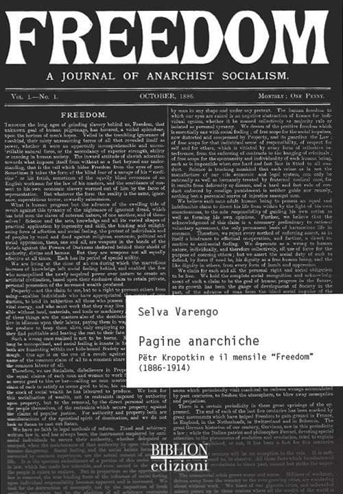 Pagine anarchiche. Petr Kropotkin e il mensile 'Freedom' (1886-1914)
