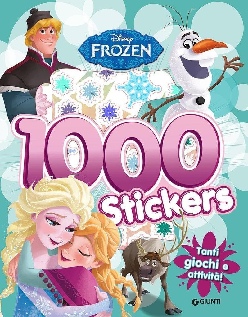 Frozen. 1000 stickers. Con adesivi