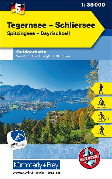 KuF Deutschland Outdoorkarte 05. Tegernsee - Schliersee 1 : 35 000