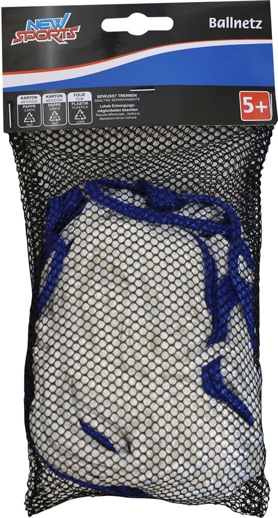 New Sports Ballnetz für 10 Fußbälle