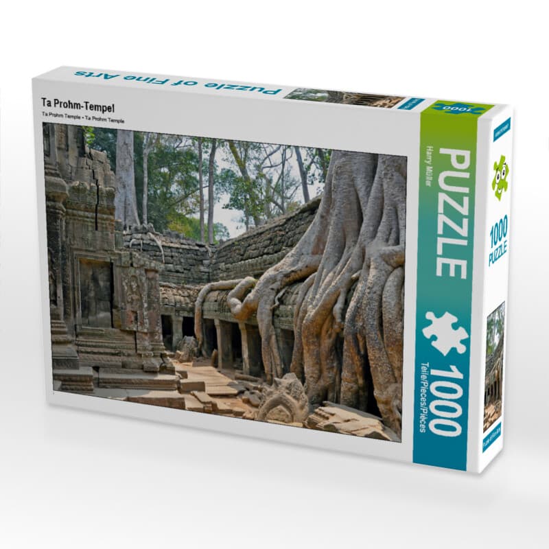 CALVENDO Puzzle Ta Prohm-Tempel 1000 Teile Lege-Größe 64 x 48 cm Foto-Puzzle Bild von Harry Müller