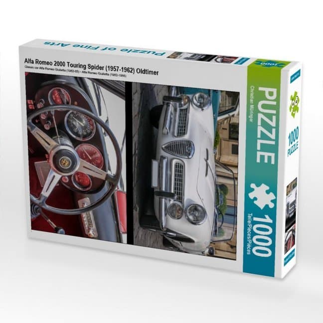 CALVENDO Puzzle Alfa Romeo 2000 Touring Spider (1957-1962) Oldtimer 1000 Teile Lege-Größe 48 x 64 cm