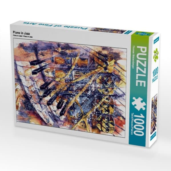 CALVENDO Puzzle Piano in Jazz | 1000 Teile Lege-Größe 64x48cm Foto-Puzzle für glückliche Stunden