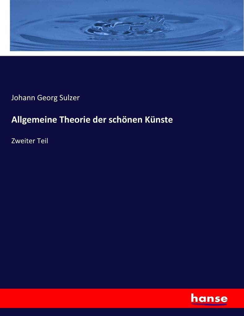 Allgemeine Theorie der schönen Künste