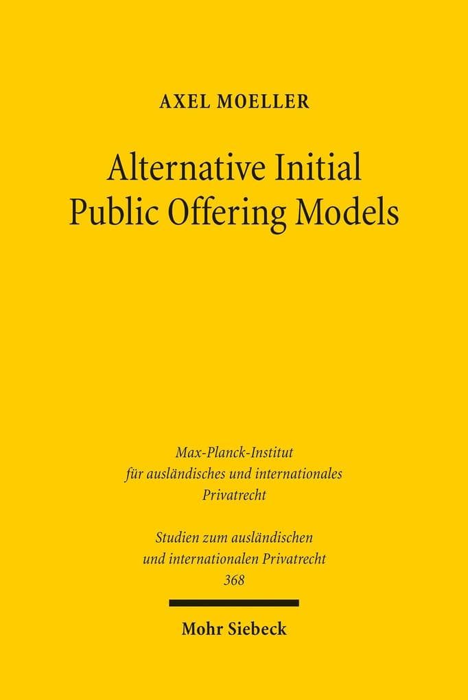 Alternative Initial Public Offering Models