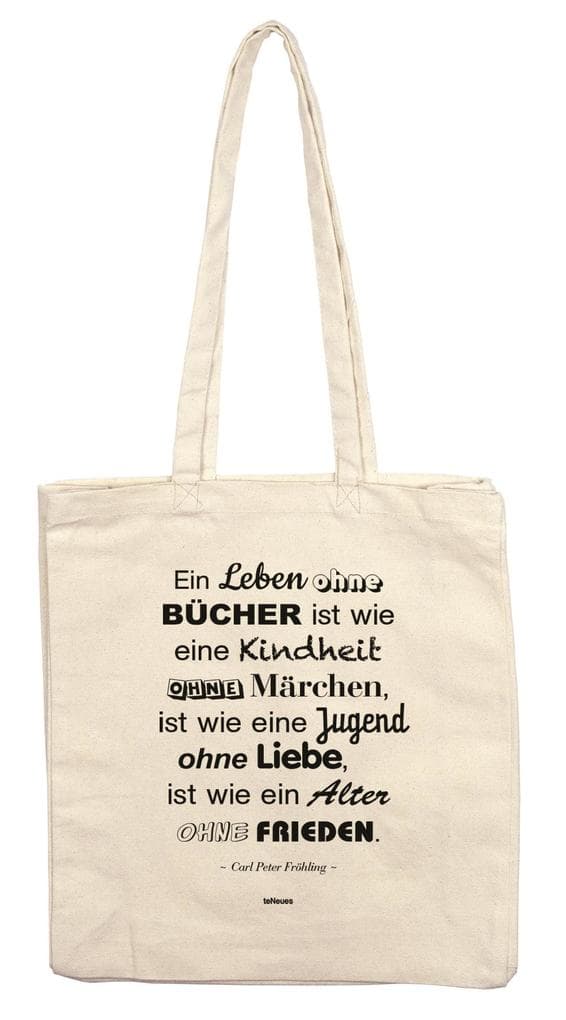 Ein Leben ohne Bücher, Stofftasche