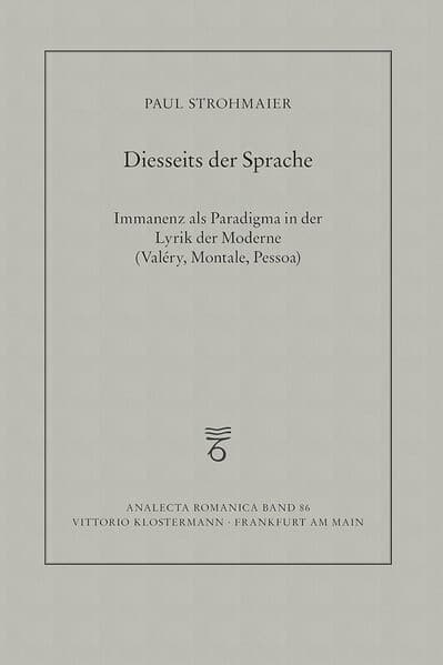 Diesseits der Sprache