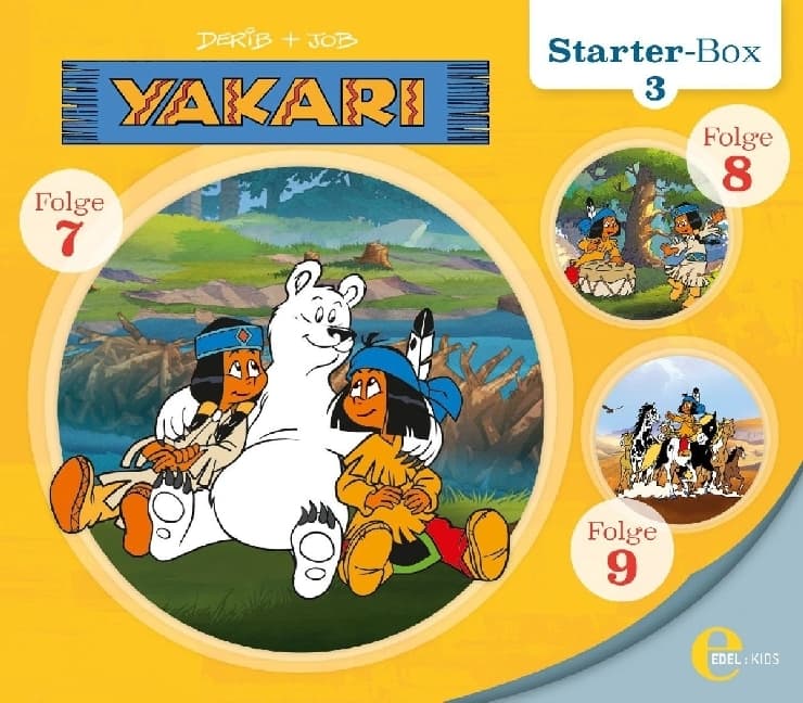 Yakari - Starter-Box. Box.3, 3 Audio-CD