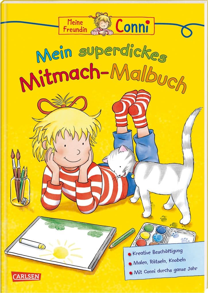 Conni Gelbe Reihe: Mein superdickes Mitmach-Malbuch