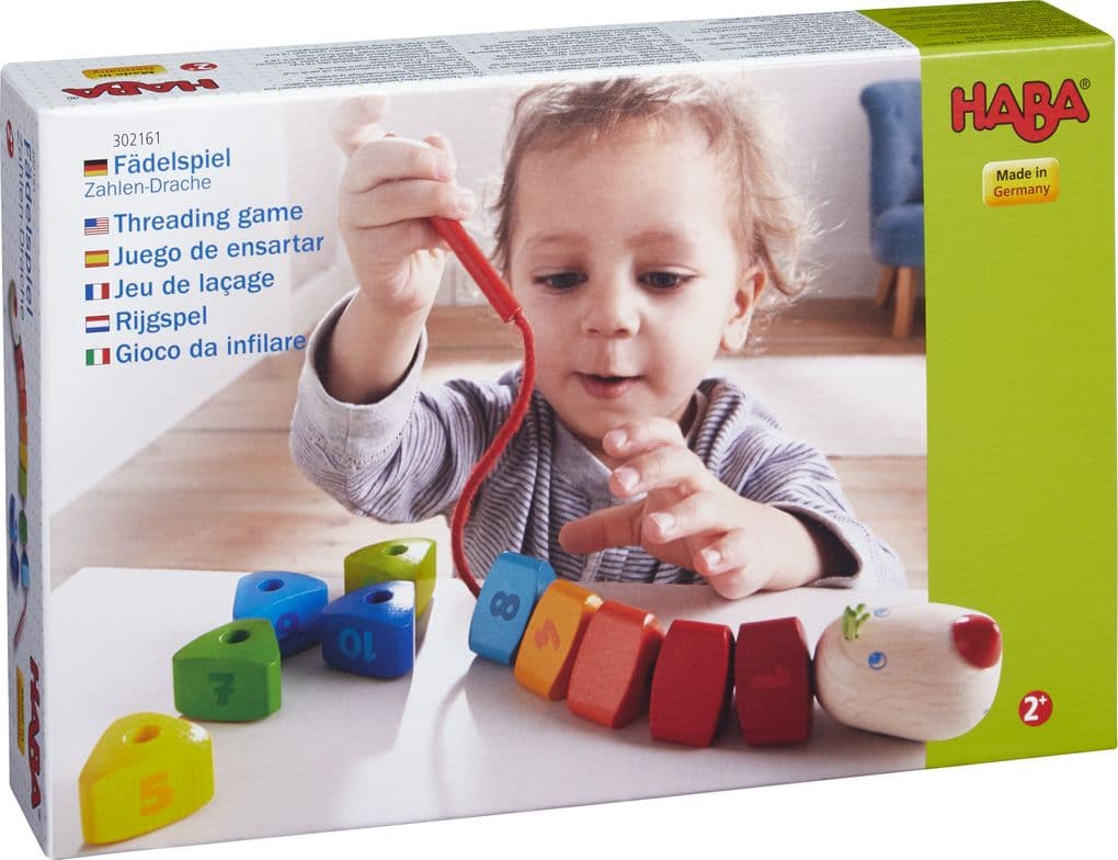 HABA - Fädelspiel Zahlen-Drache