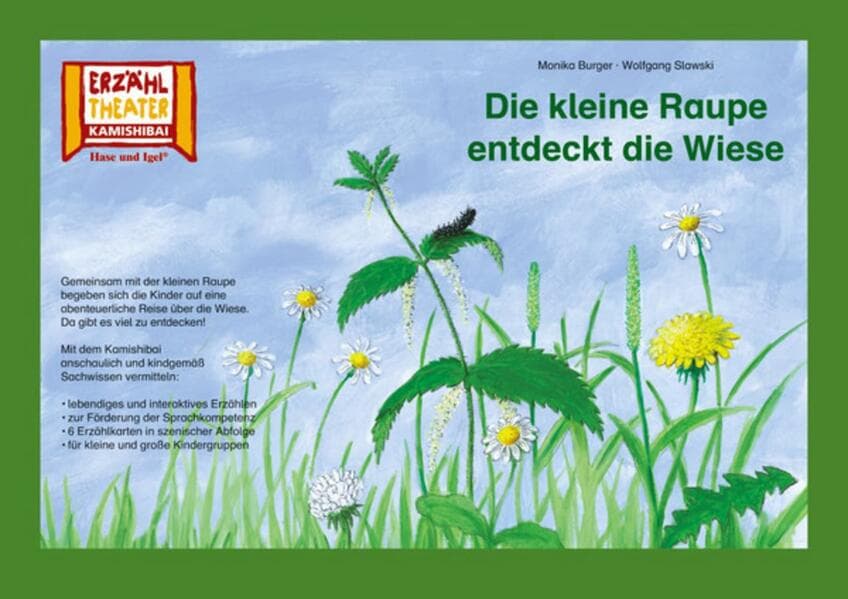 Die kleine Raupe entdeckt die Wiese / Kamishibai Bildkarten