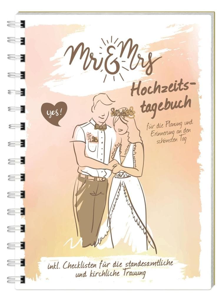 Hochzeitstagebuch "Mr und Mrs"