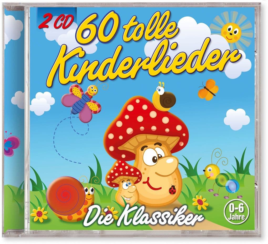 60 Tolle Kinderlieder, 2 Audio-CDs, 2 Audio-CD