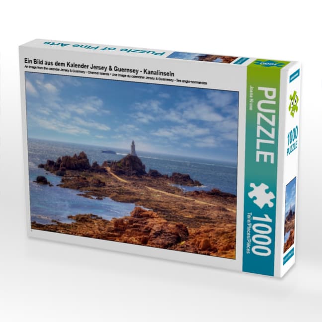 CALVENDO Puzzle Ein Bild aus dem Kalender Jersey & Guernsey - Kanalinseln | 1000 Teile Lege-Größe 64x48cm Foto-Puzzle für glückliche Stunden