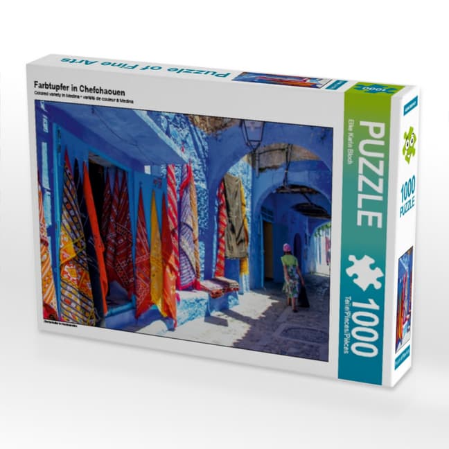 Farbtupfer in Chefchaouen (Puzzle)