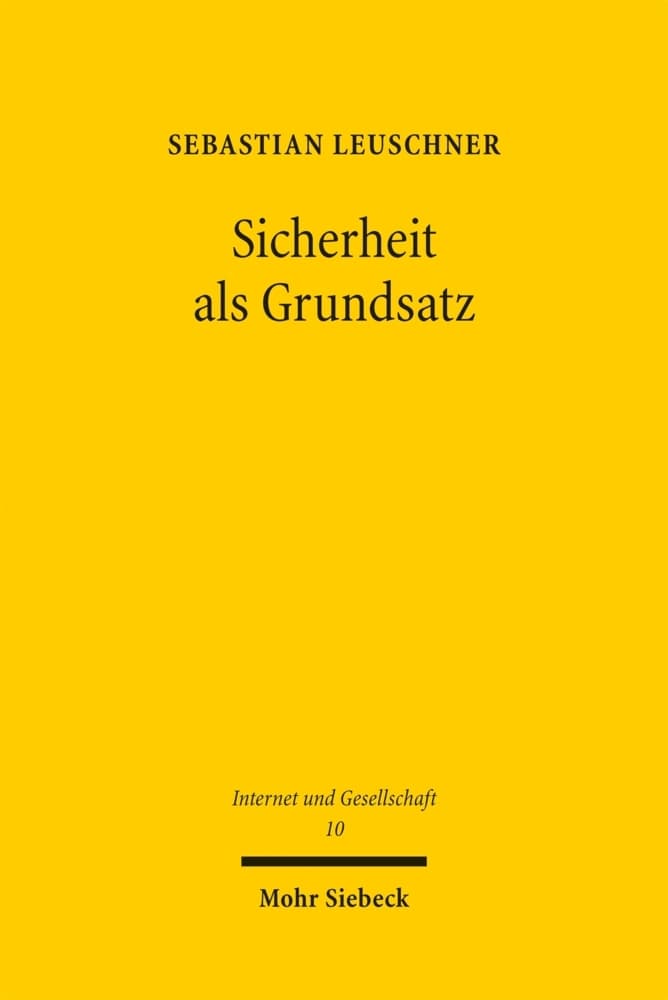 Sicherheit als Grundsatz