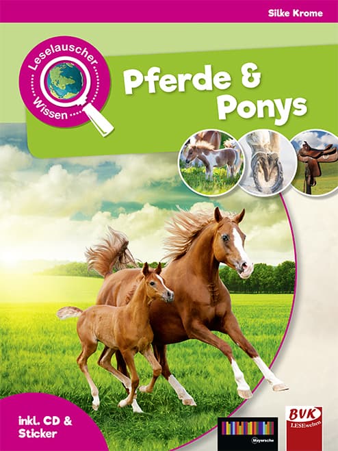 Leselauscher Wissen: Pferde und Ponys (inkl. CD & Stickerbogen)