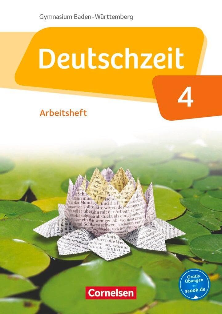 Deutschzeit Band 4: 8. Schuljahr - Baden-Württemberg - Arbeitsheft mit Lösungen