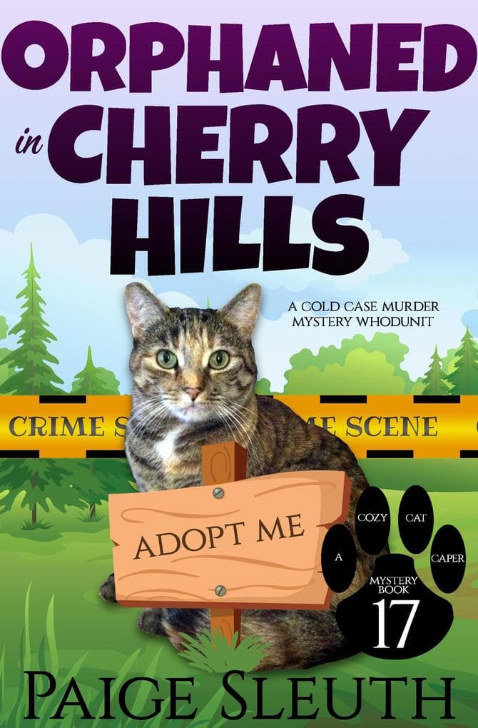 Orphaned in Cherry Hills: A Cold Case Murder Mystery Whodunit (Cozy Cat Caper Mystery, #17)