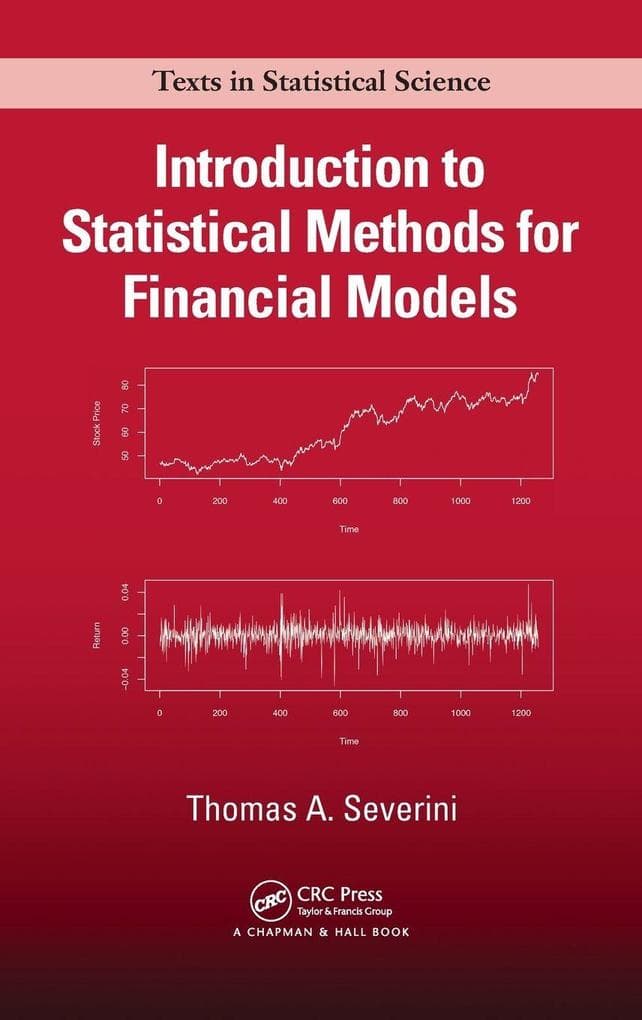 Introduction to Statistical Methods for Financial Models