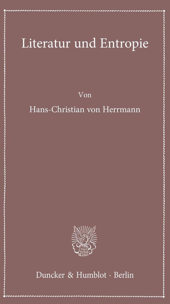 Literatur und Entropie.