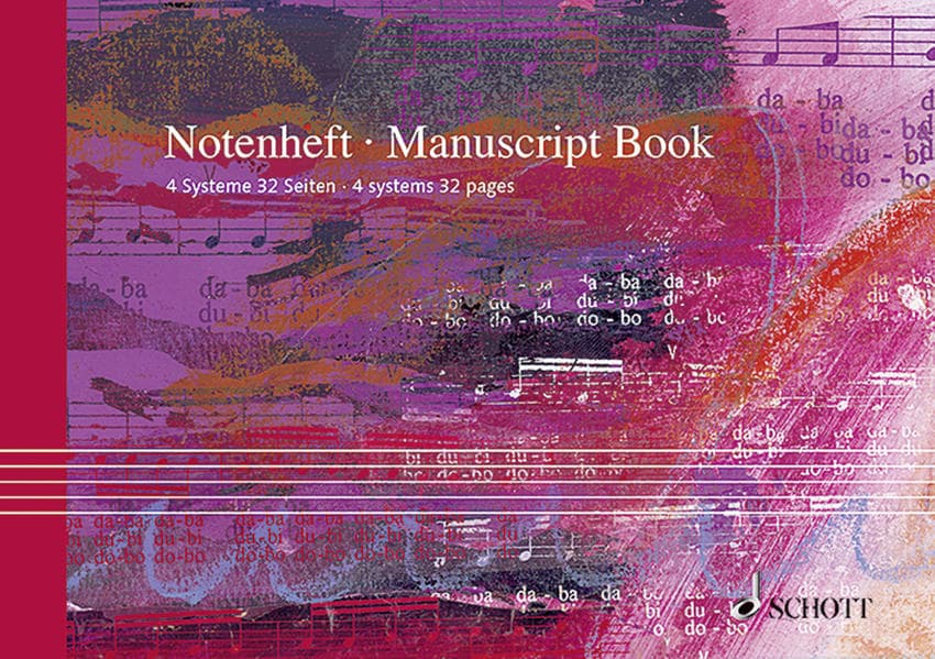 Notenheft Din A5 quer