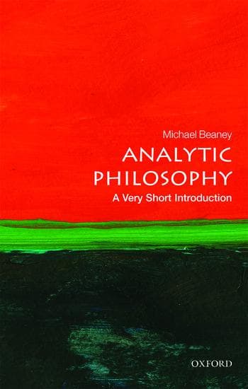 Analytic Philosophy: A Very Short introduction